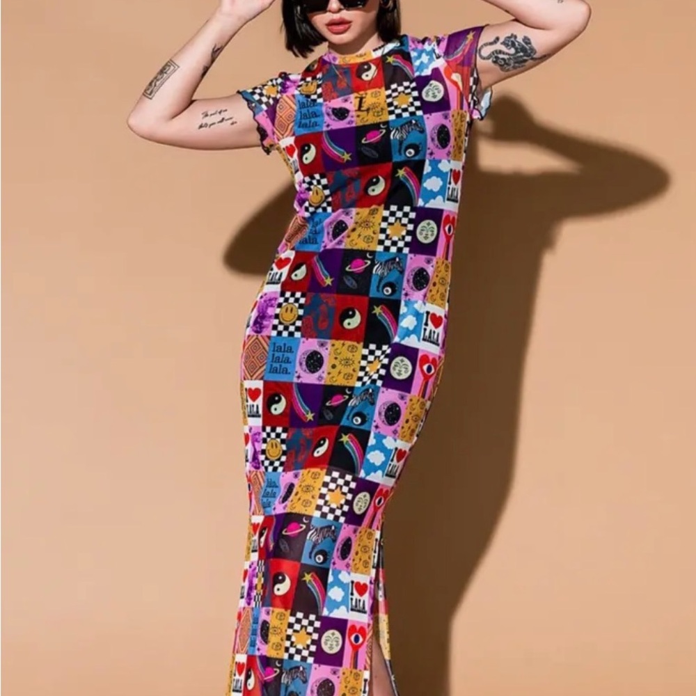 Dressed in Lala mesh dress